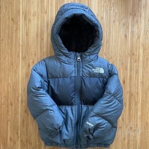 The north face moondoggy down hooded jacket - 2t toddler